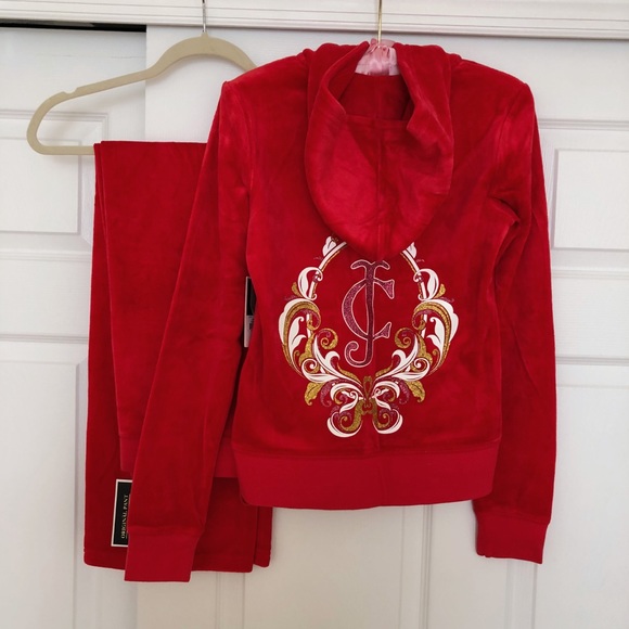 Juicy Couture Pants - JUICY COUTURE VELOUR TRACKSUIT
